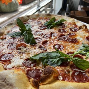 Lucali - All Beef pepperoni pizza - Italian Near Me - Miami Beach, Florida Lucali - All Beef pepperoni pizza - Italian Near Me - Miami Beach, Florida