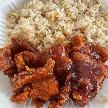 Hot Wok Cafe - Peking Style Pork Chops Lunch Special - Chinese Near Me - San Mateo, California Hot Wok Cafe - Peking Style Pork Chops Lunch Special - Chinese Near Me - San Mateo, California