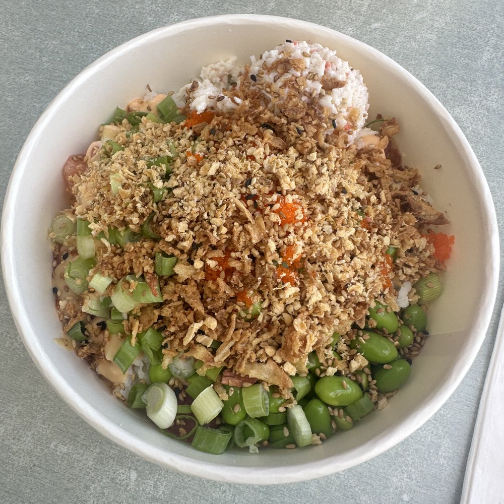Poke' 123 - Custom Medium Bowl - Poke Near Me - Coronado, California Poke' 123 - Custom Medium Bowl - Poke Near Me - Coronado, California