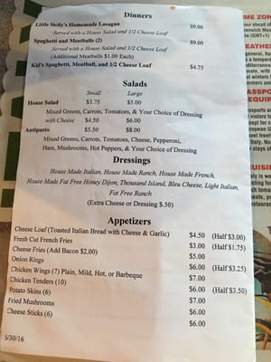Menu photo 5 Little Sicily's Pizza House Brice, OH Menu photo 5 Little Sicily's Pizza House Brice, OH