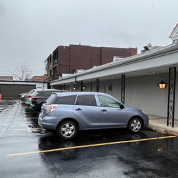 Rear Parking Lot of Caring Cremations.