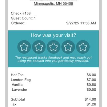 French Meadow Cafe & Bluestem Bar - receipt - Breakfast & Brunch Near Me - Minneapolis, Minnesota French Meadow Cafe & Bluestem Bar - receipt - Breakfast & Brunch Near Me - Minneapolis, Minnesota