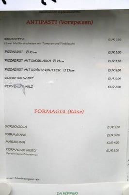 Menu photo 8 Pizzeria Da Peppino Königslutter, NI