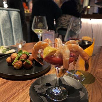 Julep Cast Iron Kitchen + Drink - Jumbo shrimp cocktails are so good! IG: @missfoodaddict - New American Near Me - Brea, California Julep Cast Iron Kitchen + Drink - Jumbo shrimp cocktails are so good! IG: @missfoodaddict - New American Near Me - Brea, California