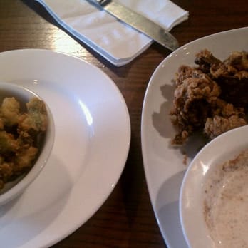 Langston Bar & Grille - Fried okra and chicken livers - Southern Near Me - Washington, DC, District of Columbia Langston Bar & Grille - Fried okra and chicken livers - Southern Near Me - Washington, DC, District of Columbia