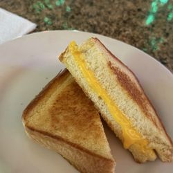 Thirsty Frog Bar & Grill - All American grilled cheese sandwich.