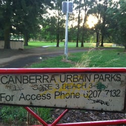 Lake Ginninderra - Sign says all: neglect