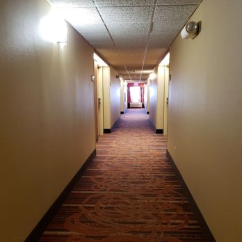 Hampton Inn Chicago-Carol Stream - Hallway at Hampton Inn Chicago-Carol Stream - Hotels Near Me - Carol Stream, Illinois