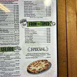 Pompeii's - Menu