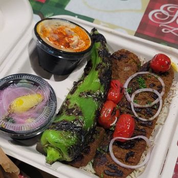 BeeWali’s Vegan AF - Vegan Kabob Plate - Vegan Near Me - Los Angeles, California