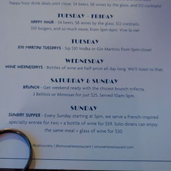 Simonette - French Near Me - Culver City, California