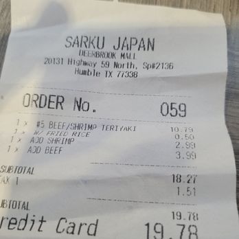 Sarku Japan - Japanese Near Me - Humble, Texas