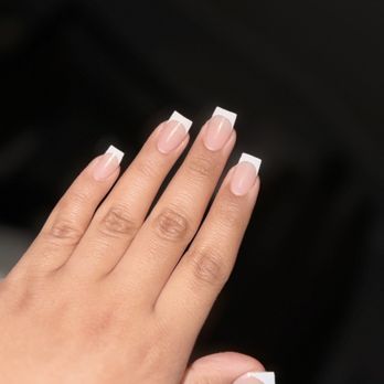 Bellagio nail bar - Short French tip nails - Nail Salons Near Me - Greenville, North Carolina Bellagio nail bar - Short French tip nails - Nail Salons Near Me - Greenville, North Carolina