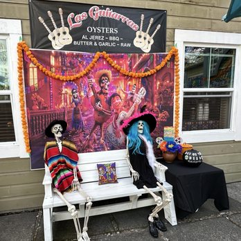 Las Guitarras Restaurant - El día de los muertos face - Mexican Near Me - Novato, California