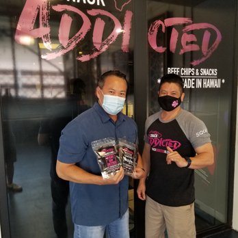 Snack Addicted - The owner Davin and me. - Specialty Food Near Me - Honolulu, Hawaii