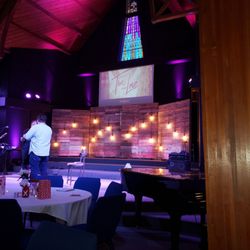 Crossroads Church - Getting ready for couples date night with Christian comedian at Crossroads Church