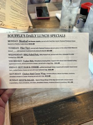 Menu photo 1 Souffle’s North Myrtle Beach, SC