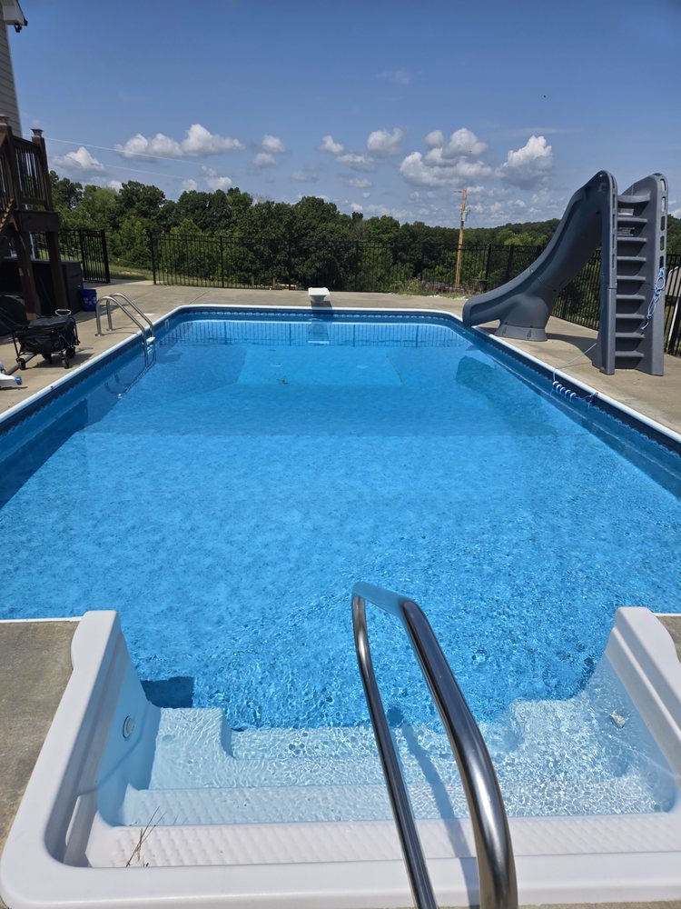 Slide of Frankie's Pool and Spa Services