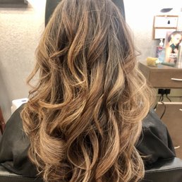 Haircut, partial foil and balayage by Lisa Jung Haircut, partial foil and balayage by Lisa Jung