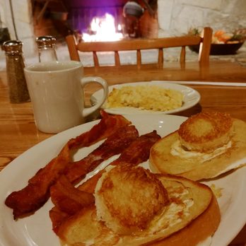 Cracker Barrel Old Country Store - Eggs In The Basket with hashbrown casserole, by the fire. - Breakfast & Brunch Near Me - Romeoville, Illinois Cracker Barrel Old Country Store - Eggs In The Basket with hashbrown casserole, by the fire. - Breakfast & Brunch Near Me - Romeoville, Illinois