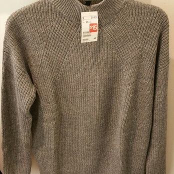 H&M - Grey sweater ($15 sale price, originally $29.99) - Men's Clothing Near Me - Portland, Oregon H&M - Grey sweater ($15 sale price, originally $29.99) - Men's Clothing Near Me - Portland, Oregon