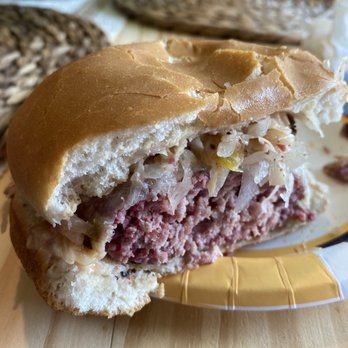 Agape BBQ - Ruben brisket burger - Barbeque Near Me - Liberty Hill, Texas