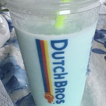 Dutch Bros Coffee - Cotton Candy Smoothie (blue raspberry and white chocolate) - Juice Bars & Smoothies Near Me - Chula Vista, California