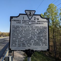Virginia Polytechnic Institute and State University - Virginia Polytechnic Institute and State University Marker, Blacksburg