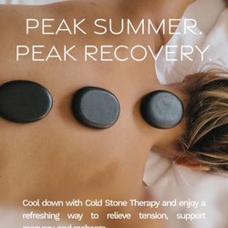 Massage Heights - Cool down and recover with Cold Stone Therapy--designed to help relieve tension, support recovery, and bring balance back to your body.