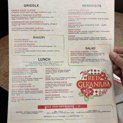 Red Geranium Cafe