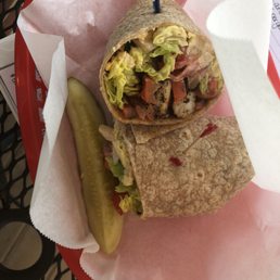 Shrimp Po Boy Wrap