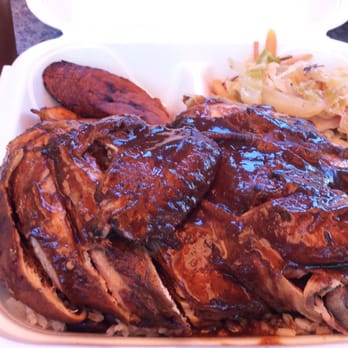 Caribbean Queen - Jerk Chicken w/ cabbage & plantains - Caribbean Near Me - Gainesville, Florida