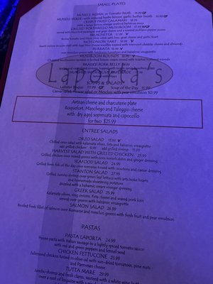 Menu photo 2 Laporta's Restaurant Alexandria, VA Menu photo 2 Laporta's Restaurant Alexandria, VA