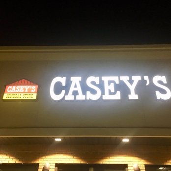 Casey's - the front of a restaurant at night - Convenience Stores Near Me - Lenexa, Kansas