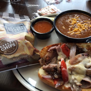 Corner Bakery Cafe - Steak sandwich with chili - Breakfast & Brunch Near Me - Hillsboro, Oregon Corner Bakery Cafe - Steak sandwich with chili - Breakfast & Brunch Near Me - Hillsboro, Oregon