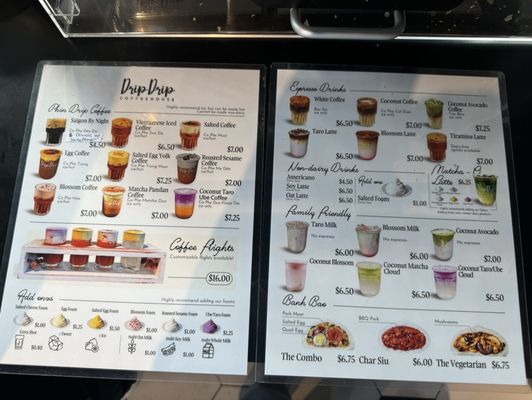 Menu photo 8 Drip Drip Coffeehouse Seattle, WA