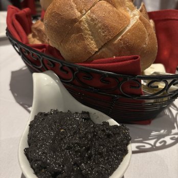 Sayola Restaurant - Complimentary bread with black olive pesto - Spanish Near Me - Tenafly, New Jersey Sayola Restaurant - Complimentary bread with black olive pesto - Spanish Near Me - Tenafly, New Jersey