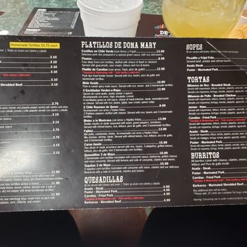3 De Mayo - Menu - Mexican Near Me - Pontoon Beach, Illinois