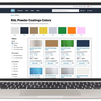 The Wiz Design - E-Commerce Website for PPG Powder Coatings - Web Design Near Me - Beaver, Pennsylvania The Wiz Design - E-Commerce Website for PPG Powder Coatings - Web Design Near Me - Beaver, Pennsylvania