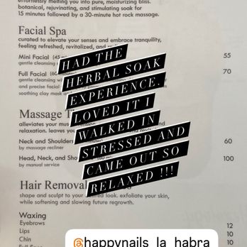 Happy Nails & Spa - Their services - Nail Salons Near Me - La Habra, California Happy Nails & Spa - Their services - Nail Salons Near Me - La Habra, California