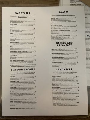 Menu photo 5 Milk Organics Vista, CA