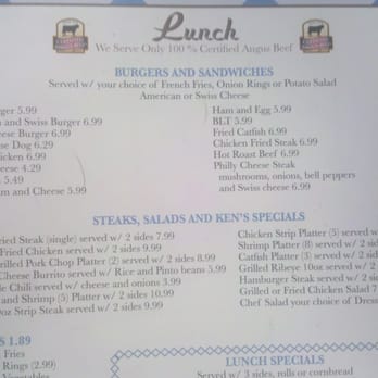 Ken's Restaurant - a menu for lunch - American Near Me - Deer Park, Texas