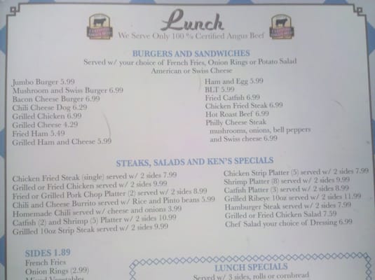 Menu photo 4 Ken's Restaurant Deer Park, TX