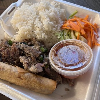 Pho Saigon - Steamed Rice W/ Sauteed Lemon Grass pork and Steamed Rice W/ Sauteed Prawns In Oyster Sauce - Vietnamese Near Me - Kent, Washington Pho Saigon - Steamed Rice W/ Sauteed Lemon Grass pork and Steamed Rice W/ Sauteed Prawns In Oyster Sauce - Vietnamese Near Me - Kent, Washington