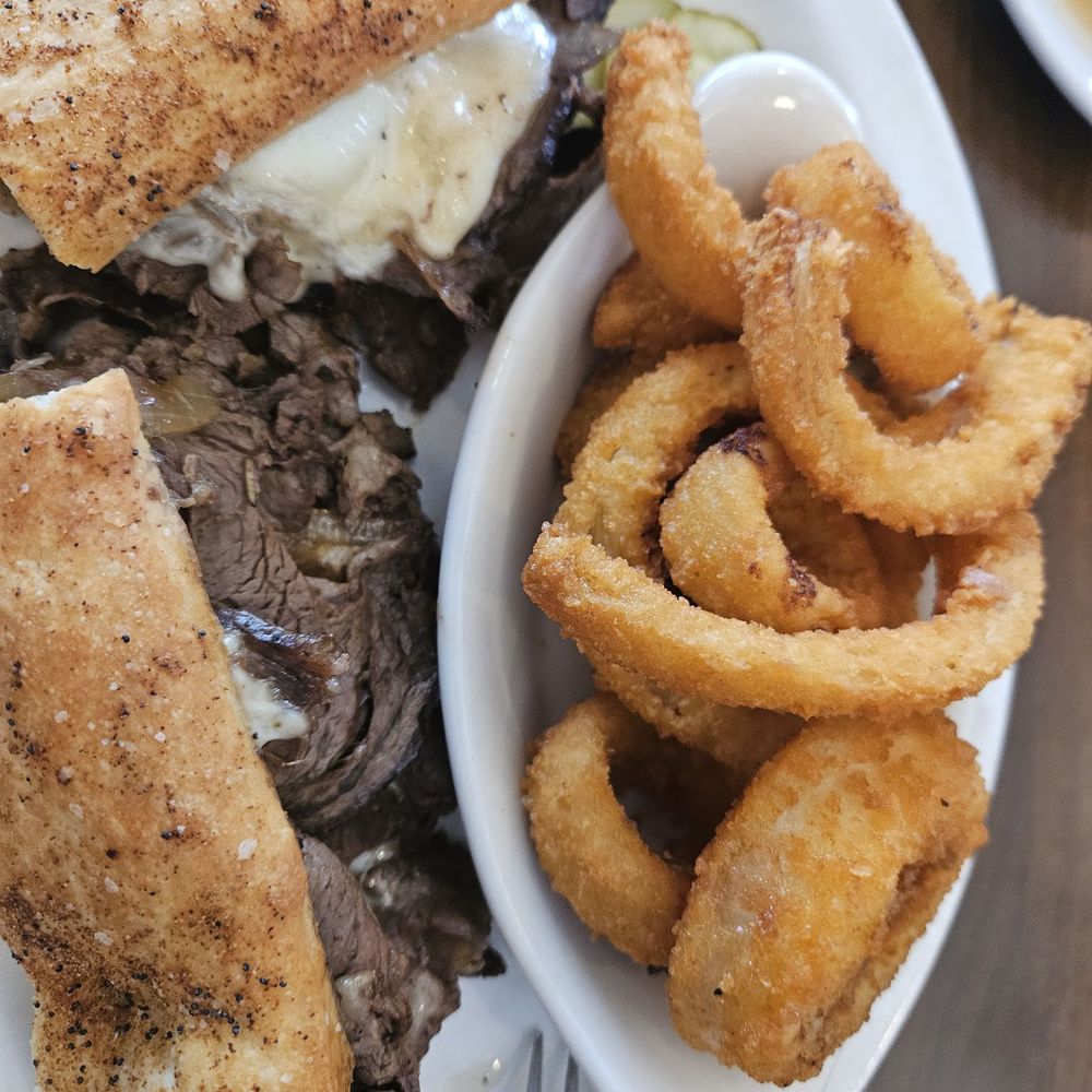Lucky's Prime Time - Prime French Dip and Onion rings - Steakhouses Near Me - Rochester Hills, Michigan Lucky's Prime Time - Prime French Dip and Onion rings - Steakhouses Near Me - Rochester Hills, Michigan
