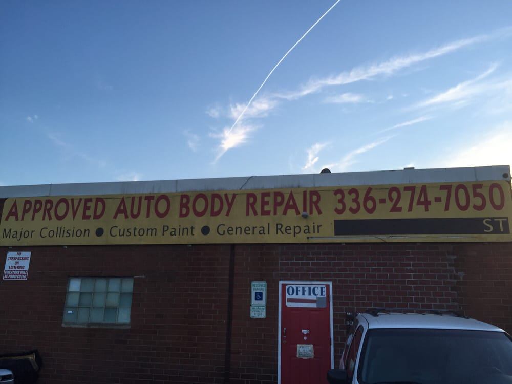 APPROVED AUTO BODY REPAIR 1401 W Lee St, Greensboro, North Carolina Body Shops Phone