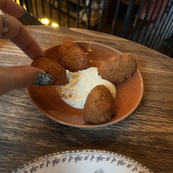 Aguardente - Pasteis de Bacalhau (codfish fritters) - Cocktail Bars Near Me - Providence, Rhode Island