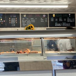 Bowen's Fish & Chip Shop - Counter and dessert and drinks menus