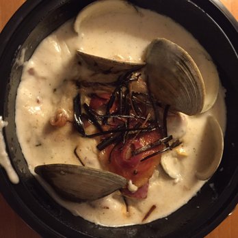 Saltwater - Clam chowder soup - Seafood Near Me - Newport, Rhode Island
