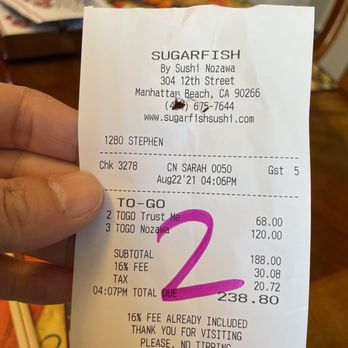 SUGARFISH | Manhattan Beach - Wrong orders, and no way to contact them once you get home. - Sushi Bars Near Me - Manhattan Beach, California SUGARFISH | Manhattan Beach - Wrong orders, and no way to contact them once you get home. - Sushi Bars Near Me - Manhattan Beach, California